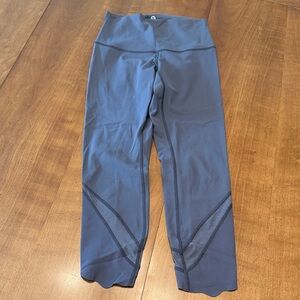 Purple-Grey High-Waisted Lululemon Leggings